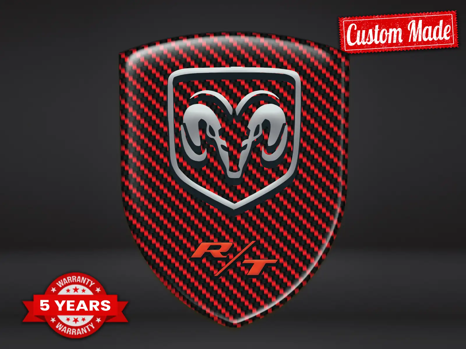 Dodge Sticker dome Exclusive Edition High-End Labels